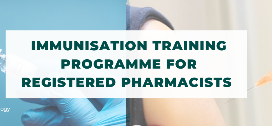 Immunisation Training Programme for Pharmacists (1592 × 406 像素)